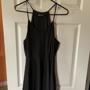 Black thin strap dress from Express